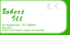robert ill business card
